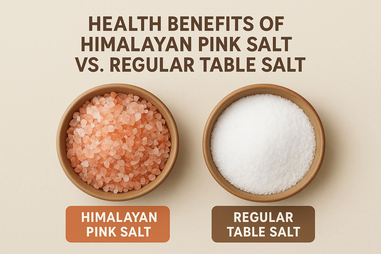 Health Benefits of Himalayan Pink Salt vs Regular Table Salt